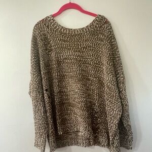 Distressed/Ripped Sweater 1X